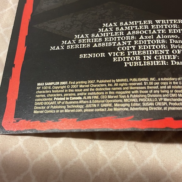 Max Sampler 2007 comic book - Picture 5 of 12